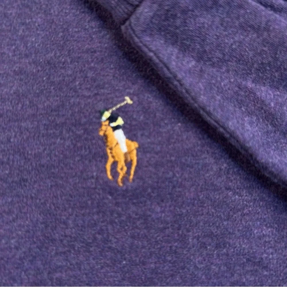 Polo Ralph Lauren Polo LS Purple Cotton Pima Interlock Collared Casual Men's XL